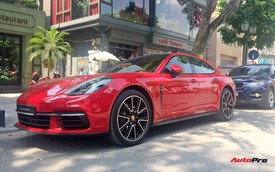 Chiếc Porsche Panamera hàng độc với gói tùy chọn trị giá cả tỷ đồng lăn bánh trên phố Hà Nội