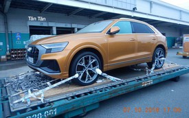 Audi Q8 bất ngờ xuất hiện tại cảng Việt Nam, sẵn sàng cho ngày ra mắt
