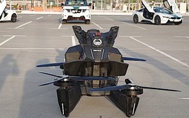Sau siêu xe, cảnh sát Dubai còn được sử dụng mô tô bay như phim viễn tưởng