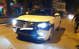 Chiếc Zotye Z8 gặp nạn nát đầu tại Hà Nội khiến nhiều người lầm tưởng Range Rover bạc tỷ