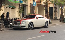 Đại gia Hà Thành phối màu lạ lẫm cho Rolls-Royce Wraith