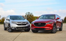 Mazda CX-5 và Honda CR-V ganh đua ngôi vương, Hyundai Tucson và Mitsubishi Outlander âm thầm vươn lên dịp cuối năm