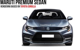 Chuẩn bị có sedan Suzuki sử dụng khung gầm Toyota Corolla Altis