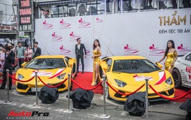 Chủ nhân Lamborghini Aventador S duy nhất Việt Nam khoe dàn xe khủng ngày Việt Nam vô địch AFF Cup