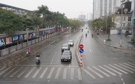 Sớm đầu năm Mậu Tuất - một bức tranh giao thông Hà Nội thật khác