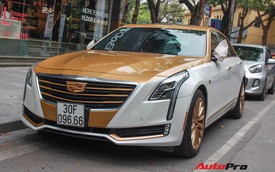 Cadillac CT6 Premium Luxury đổi màu phong cách dân chơi Dubai tại Hà Nội