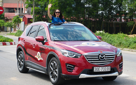 Hơn 20 xe Mazda CX-5 diễu hành tại Hà Nội mừng CLB sinh nhật 4 tuổi