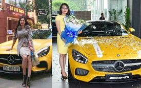 Bộ đôi siêu xe Mercedes-AMG GT S màu vàng về tay những người phụ nữ Việt trẻ