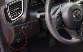 Tự độ nút mở cốp điện trong xe Mazda3 với chi phí chưa đến 40.000 đồng