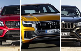 Audi Q8 vs BMW X6 vs Mercedes-Benz GLE: Đâu là lựa chọn xứng đáng?