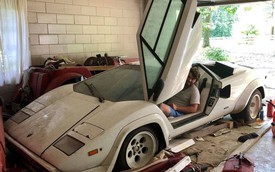Ông nội để quên siêu xe Lamborghini phủ bụi gần 2 thập kỷ, cháu trai bất ngờ khi tìm thấy