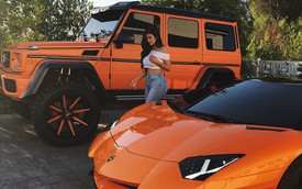 Hot girl tỷ phú Kylie Jenner khoe dáng bên Mercedes-Benz G550 độ