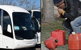 Úc: Toan hút trộm xăng, nhóm thanh niên hút trúng phải bể phốt của xe bus