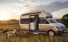 Volkswagen Grand California - Chiếc van thiết kế như ngôi nhà di dộng, có đầy đủ từ phòng ngủ, bếp ăn đến toilet