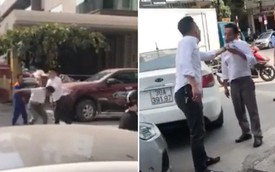 Hà Nội: Thanh niên bảnh bao lùi xe gây va chạm với taxi rồi thẳng tay đập đầu tài xế đến vỡ kính