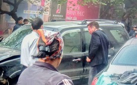 Nhân chứng vụ tông xe liên hoàn trên phố Ngọc Khánh: 'Tài xế bước ra khóc rưng rức'