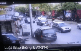 Góc quay khác được chia sẻ trong vụ "xe điên" lao kinh hoàng trên phố Hà Nội chiều thứ 7