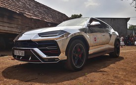 Minh "nhựa" đưa Lamborghini Urus vừa thay áo mới đi hành trình siêu xe đầu tiên năm 2019 tại Việt Nam