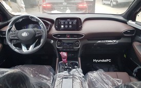 Hyundai Santa Fe 2019 'full option' về Việt Nam: Có nhớ ghế, điều hòa hàng ghế 3, màn hình đa thông tin 7 inch