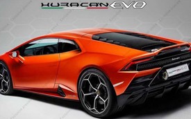 Lamborghini Huracan 2020 lần đầu lộ ảnh toàn diện không che chắn