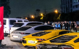 Dàn siêu xe, xe thể thao 100 tỷ của đại gia Việt tới dự lễ khai trương showroom Ferrari
