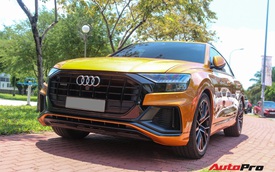 Cận cảnh Audi Q8 với gói ngoại thất ngàn đô, màu cam độc nhất Việt Nam