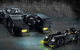 Xe Batmobile tí hon thách thức người chơi với 3.306 mảnh ghép