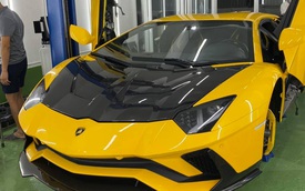 Chi trăm triệu độ pô nhưng vẫn chưa thoả mãn, đại gia Hoàng Kim Khánh tiếp tục nâng cấp vẻ ngoài cho Lamborghini Aventador S giá 40 tỷ đồng