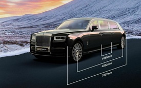 Hãng độ chào bán siêu phẩm limousine Rolls-Royce Phantom bọc thép siêu dài cho giới đại gia