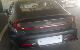 Hyundai Sonata đời mới lộ thêm ảnh nóng, khoe trọn đầu đuôi và cả cabin
