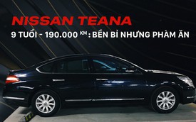 Người dùng tiết lộ sức bền của Nissan Teana sau 9 năm và 190.000 km, tiếp tục lên dự định xuyên Việt