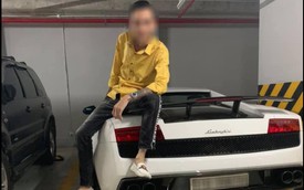 Dân mạng lên án người đàn ông ngồi lên chiếc Lamborghini Gallardo siêu hiếm, rồi ngã ngửa khi biết là chủ xe