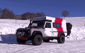 Chiếc Land Rover Defender này có thể biến hình thành căn hộ tiện nghi chỉ trong 43 giây