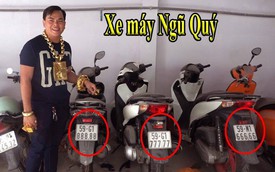 Phúc XO - Người đeo nhiều vàng giả nhất Việt Nam - có dàn xe biển ngũ quý cũng là đồ giả nốt