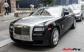 Rolls-Royce Ghost của nhà chồng Tăng Thanh Hà tái xuất trên phố Sài Gòn