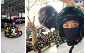 Cường Đô-la, Đàm Thu Trang 'rủ' Subeo đi đua xe Go Kart trong dịp nghỉ lễ 30/4 - 1/5