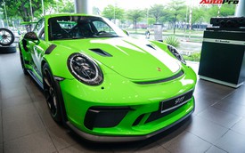 Cận cảnh 'hàng khủng' Porsche 911 GT3 RS màu xanh lá độc nhất Việt Nam, sở hữu một trang bị đắt hơn cả Mitsubishi Xpander