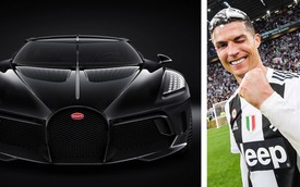 Cristiano Ronaldo bỏ 19 triệu USD mua siêu xe đắt nhất thế giới Bugatti La Voiture Noir