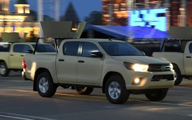 Bất ngờ lớn khi đặc nhiệm Nga cũng tin dùng "chiến xa bán tải" Toyota Hilux