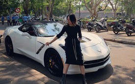 Nữ biker đình đám xứ Huế tậu Chevrolet Corvette C7 Stingray Convertible độc nhất Việt Nam