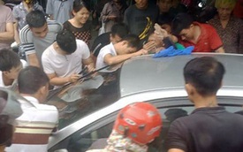 Thót tim giải cứu bé trai bị bố bỏ quên trên ô tô ở Quảng Ninh