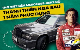 Người chơi xe Biên Hoà phục dựng Mercedes-Benz 190E đời 1988: Hy sinh ‘con cưng’ đổi lấy ‘xác khô’ và biến thành bản độ độc đáo tưởng nhớ thần tượng