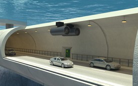 Choáng ngợp trước dự án đường hầm nổi đầu tiên trên thế giới của Na Uy