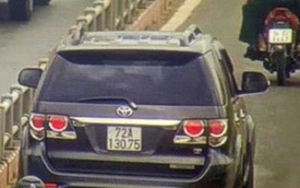 Ôtô tràn vào làn xe máy trên đường dẫn cao tốc TP HCM - Long Thành - Dầu Giây
