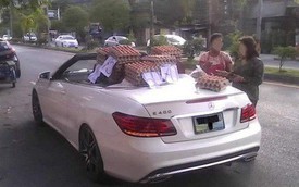 Mang cả Mercedes tiền tỷ đi bán trứng dạo, nữ tài xế khiến cả phố phải kinh ngạc