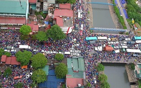 Bức ảnh phản ánh tình trạng giao thông Hà Nội sáng nay khiến nhiều người "toát mồ hôi"