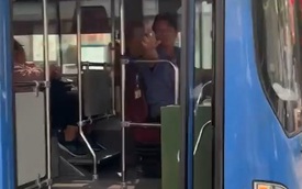 Đình chỉ tài xế xe buýt bấm còi, ép xe máy, phun nước bọt ở trung tâm Sài Gòn