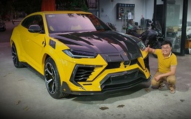 Đại gia độ Lamborghini Urus khủng nhất Việt Nam chơi Tết