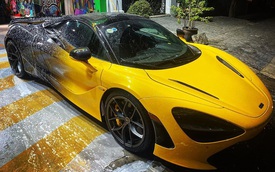 McLaren 720S Spider màu vàng độc nhất Việt Nam 'thay áo' và dân tình bắt đầu nhận ra trend mới của làng siêu xe Việt