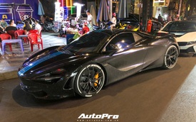 Doanh nhân lan đột biến mang McLaren 720S offline cùng Evo Team, nổi bật nhất đoàn với phong cách Tron Legacy